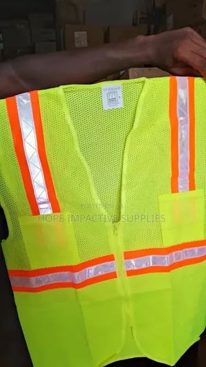 Executive Safety Vest With Zip And More Pockets.