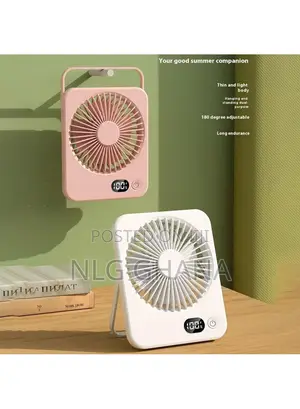Ultra Thin Desktop Fan Digital Display. Tvx26439
