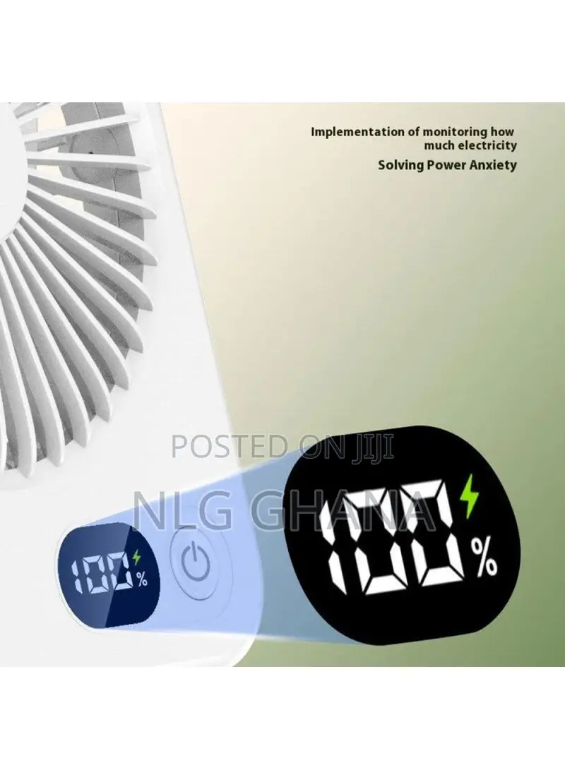 Ultra Thin Desktop Fan Digital Display. Tvx26439