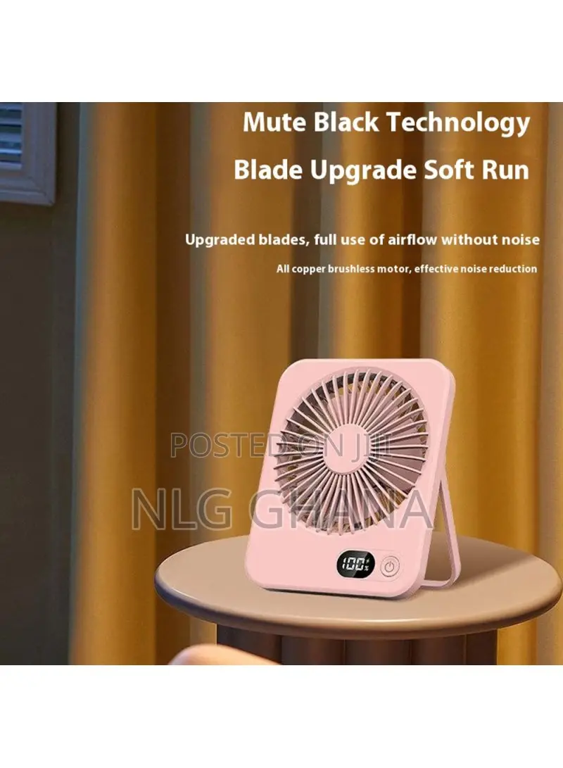 Ultra Thin Desktop Fan Digital Display. Tvx26439