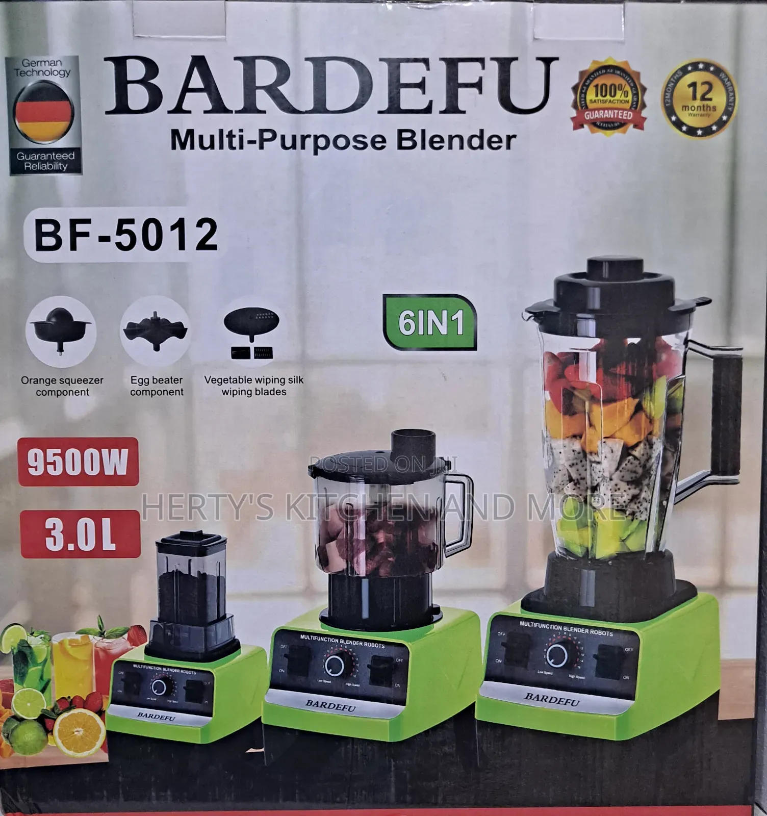 Bardefu Multi-Purpose Blender 6 in 1