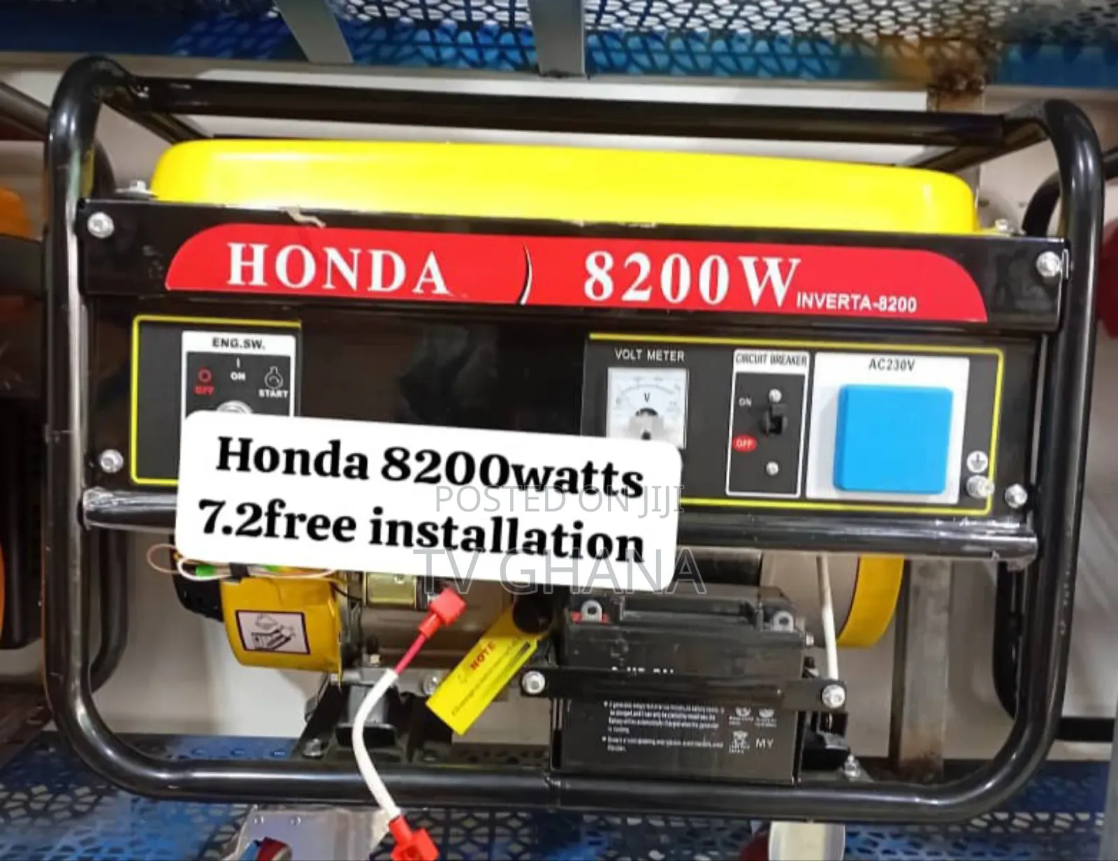 Live Sharp Stay Powered Honda 8200watts Petrol Generator