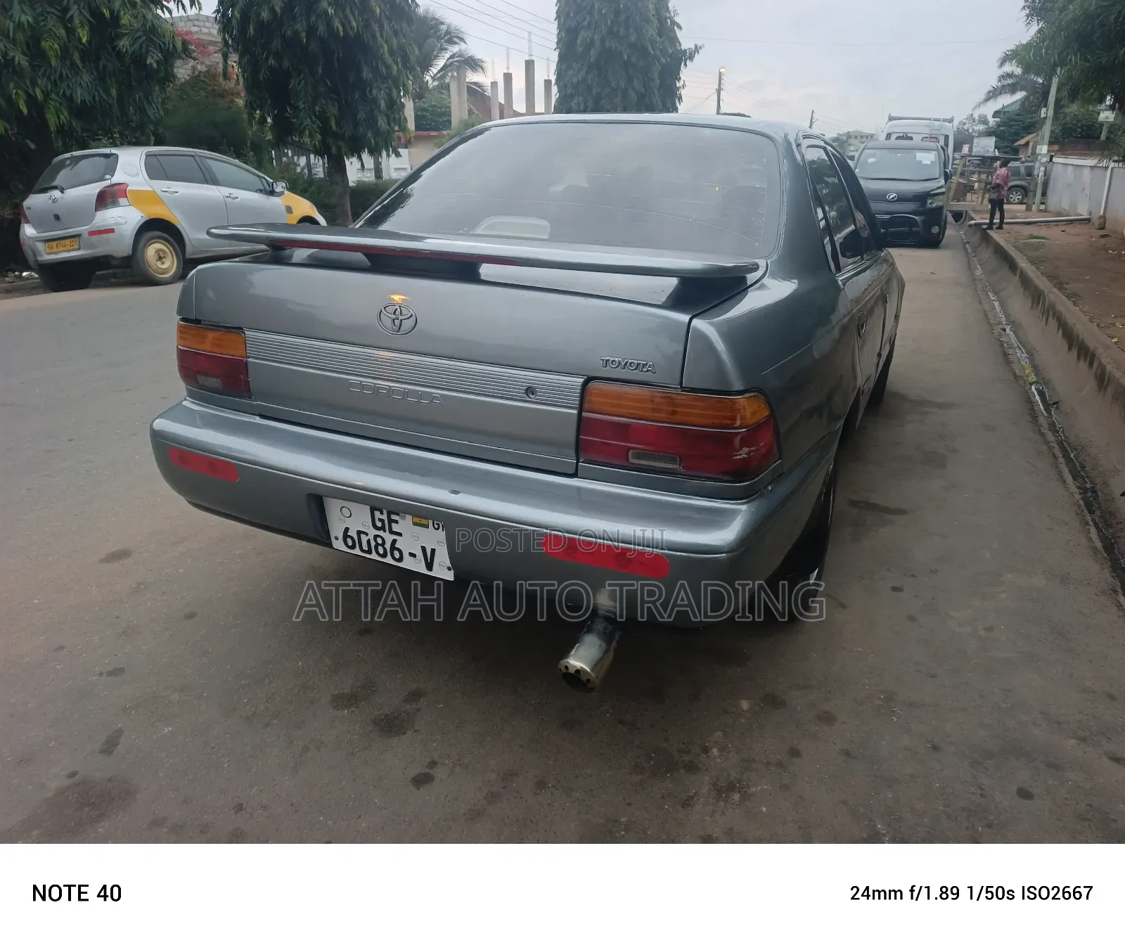 Toyota Corolla 1993 Gray