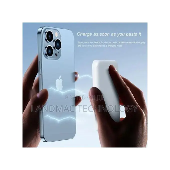 Magnetic Wireless Power Bank Charger 10000mah - White