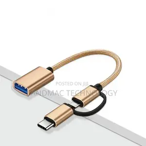 2-in-1 Usb C/Micro to Usb Adapter Otg