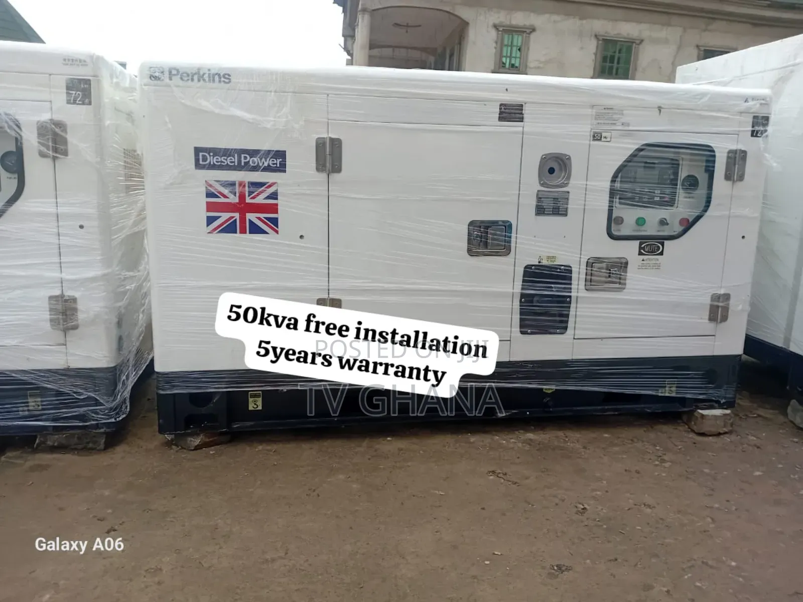 Born and Ready for Blackout Perkins 50kva Diesel Genset