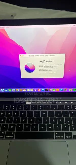 Laptop Apple MacBook 2020 8GB Intel Core i5 SSD 256GB