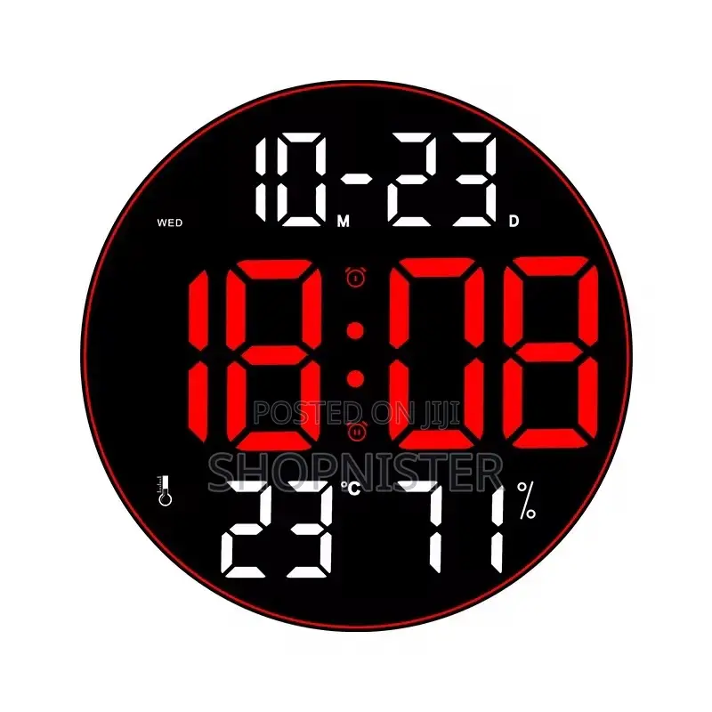 Digital Clock With Humidity and Temperature