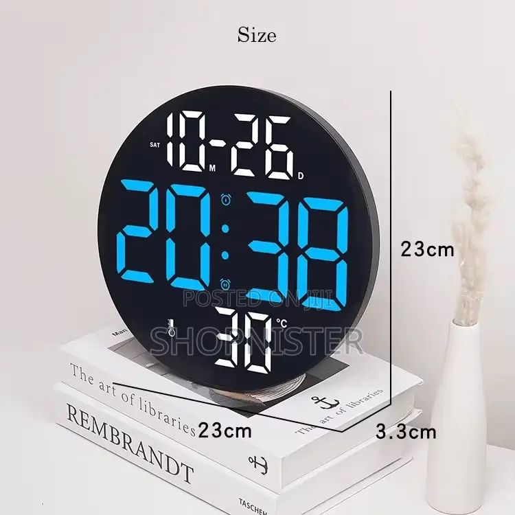 Digital Clock With Humidity and Temperature