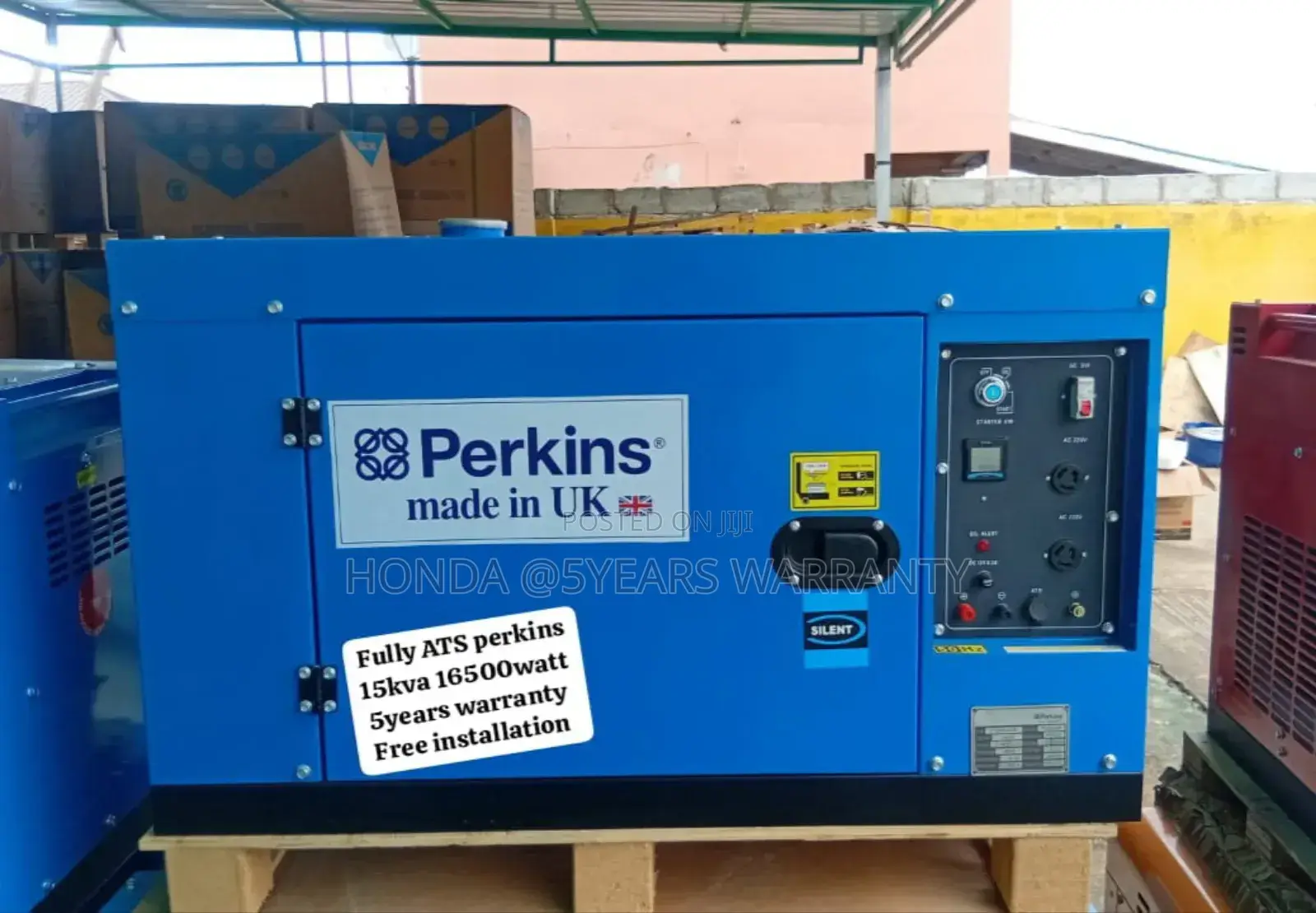 Earth Friendly Energy 15kva Perkins Generator 16500watt Ats