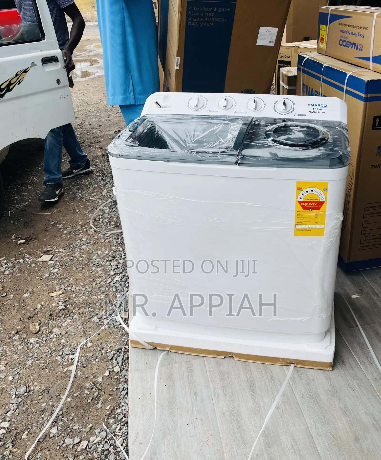 Check Out Unique Nasco 11kg Spin Dry Washing Machine(White)