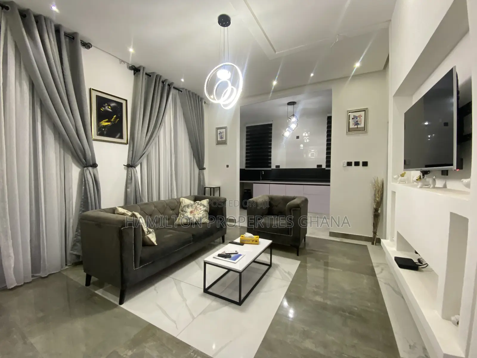 Furnished 2 Bedrooms Apartment in Adjiringanor