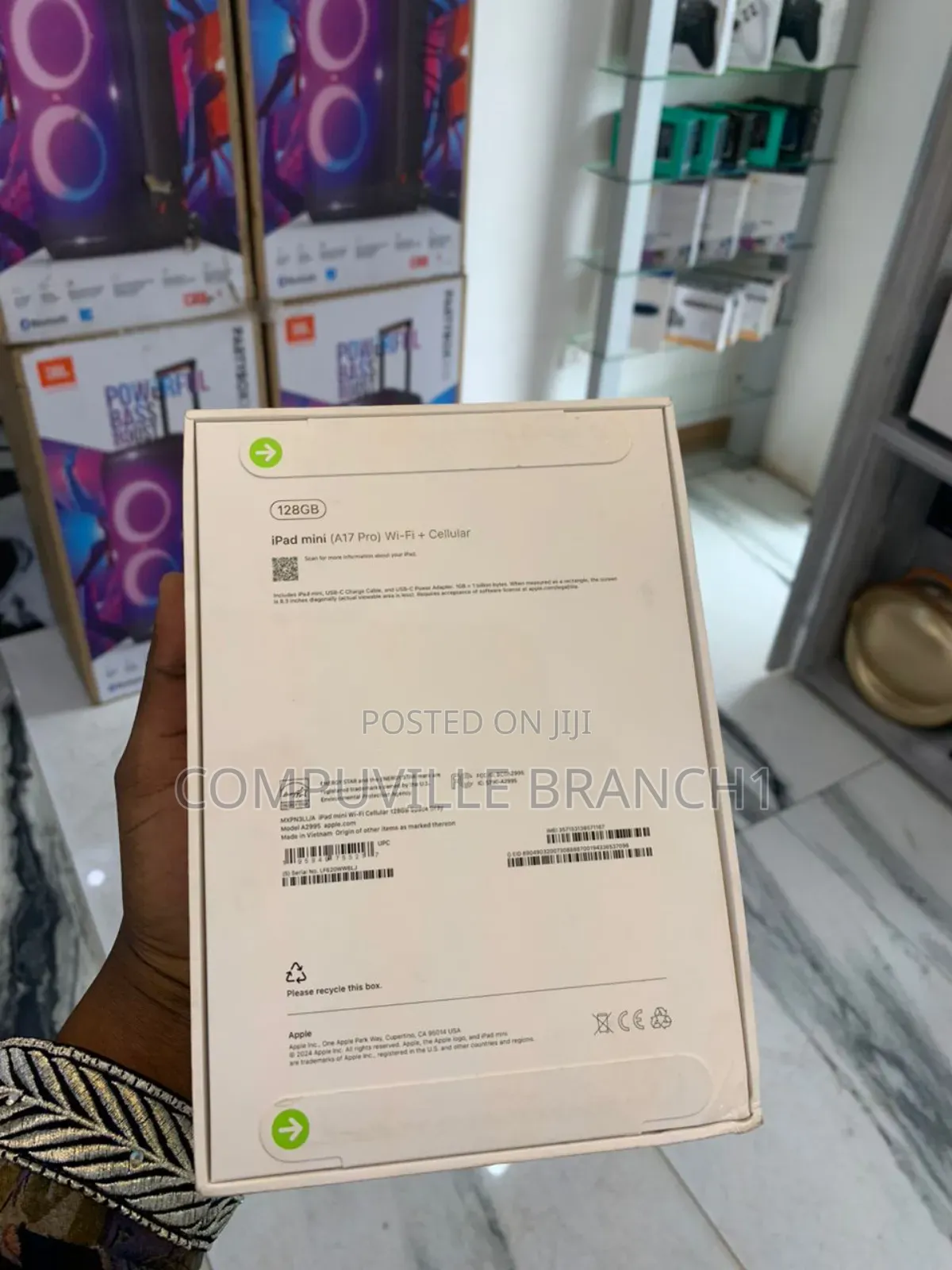 New Apple iPad mini (2024) 128 GB Gray