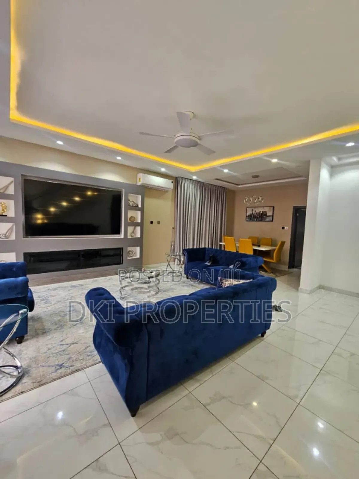 Furnished 3bdrm House in Dki Properties, West Legon for rent
