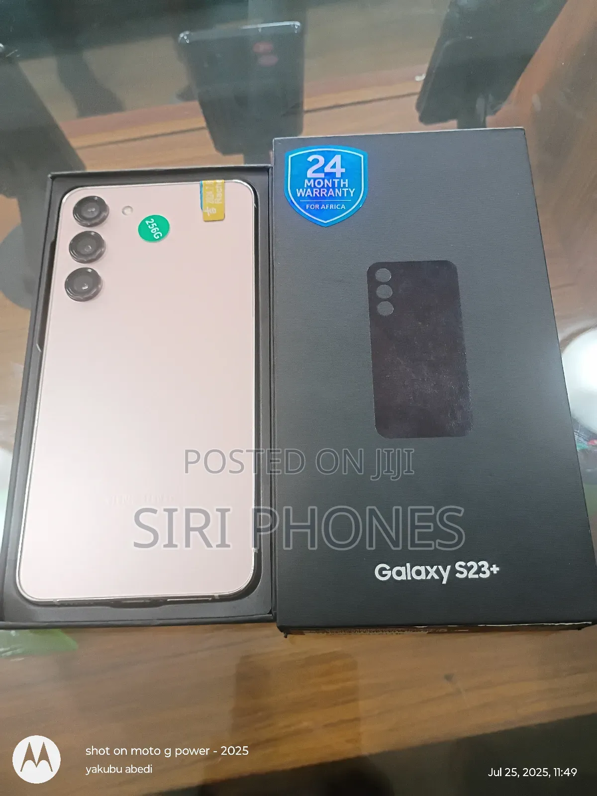 New Samsung Galaxy S23 Plus 256 GB Gold
