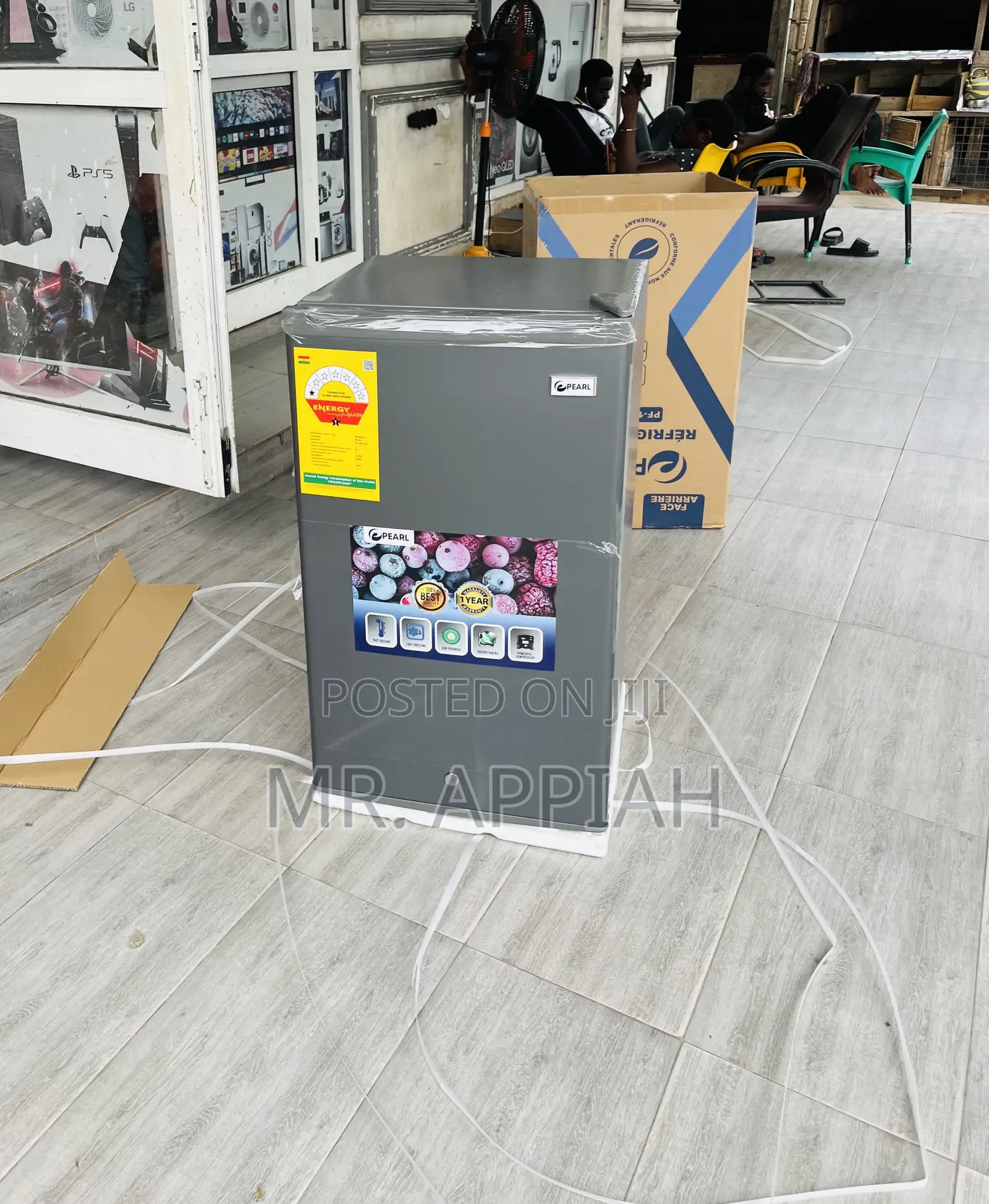 Newly Made Pearl Electric Single Door Fridge(Gray) 