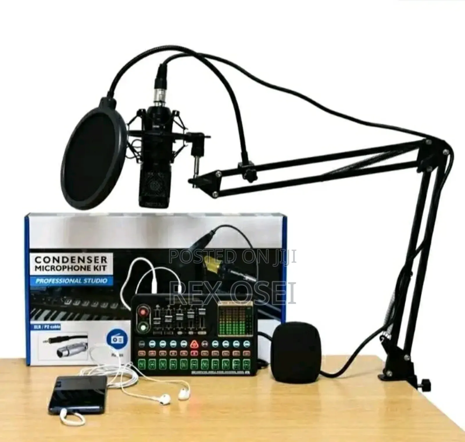 Live Streaming Recording Sound Card Microphone