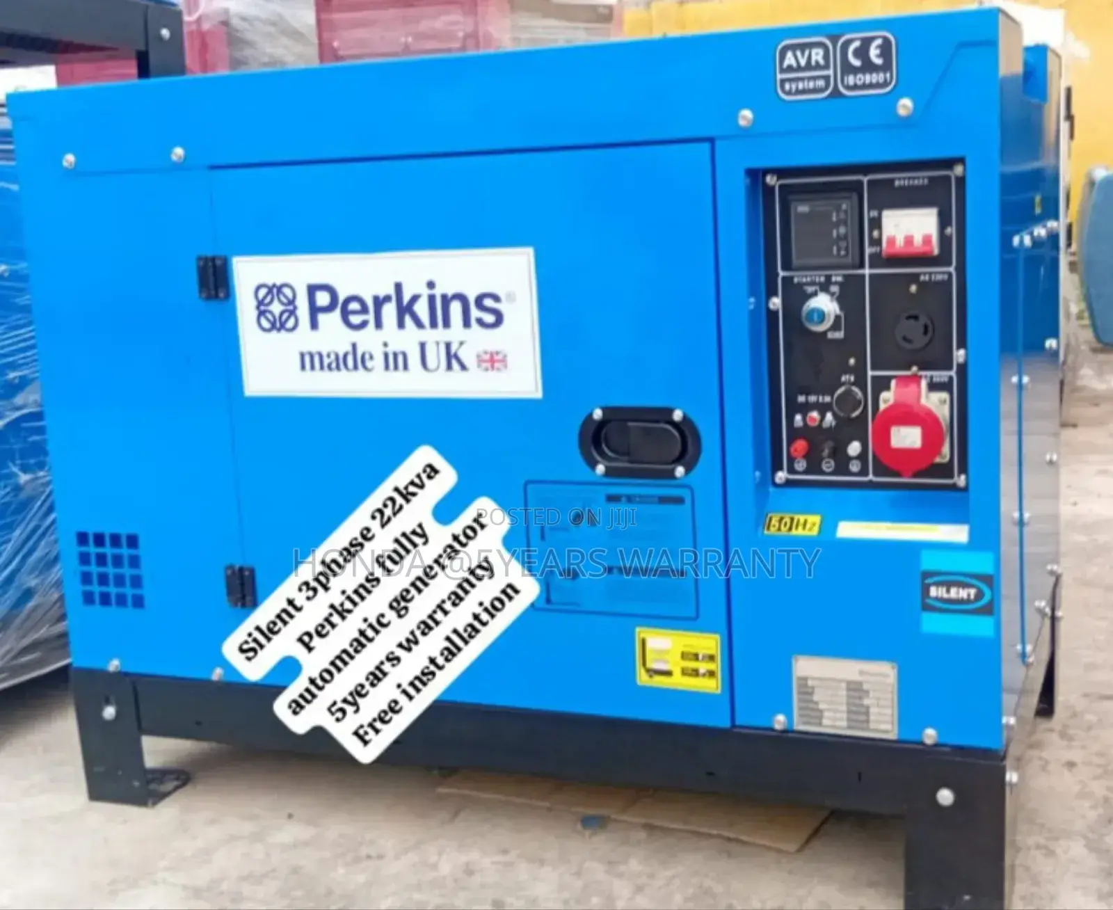 Clean Energy Source 22kva 3phase Ats Perkins Generator 22kva
