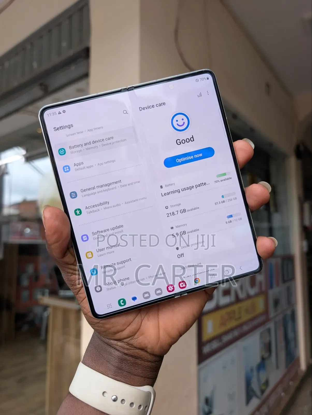 New Samsung Galaxy Z Fold 5 256 GB White