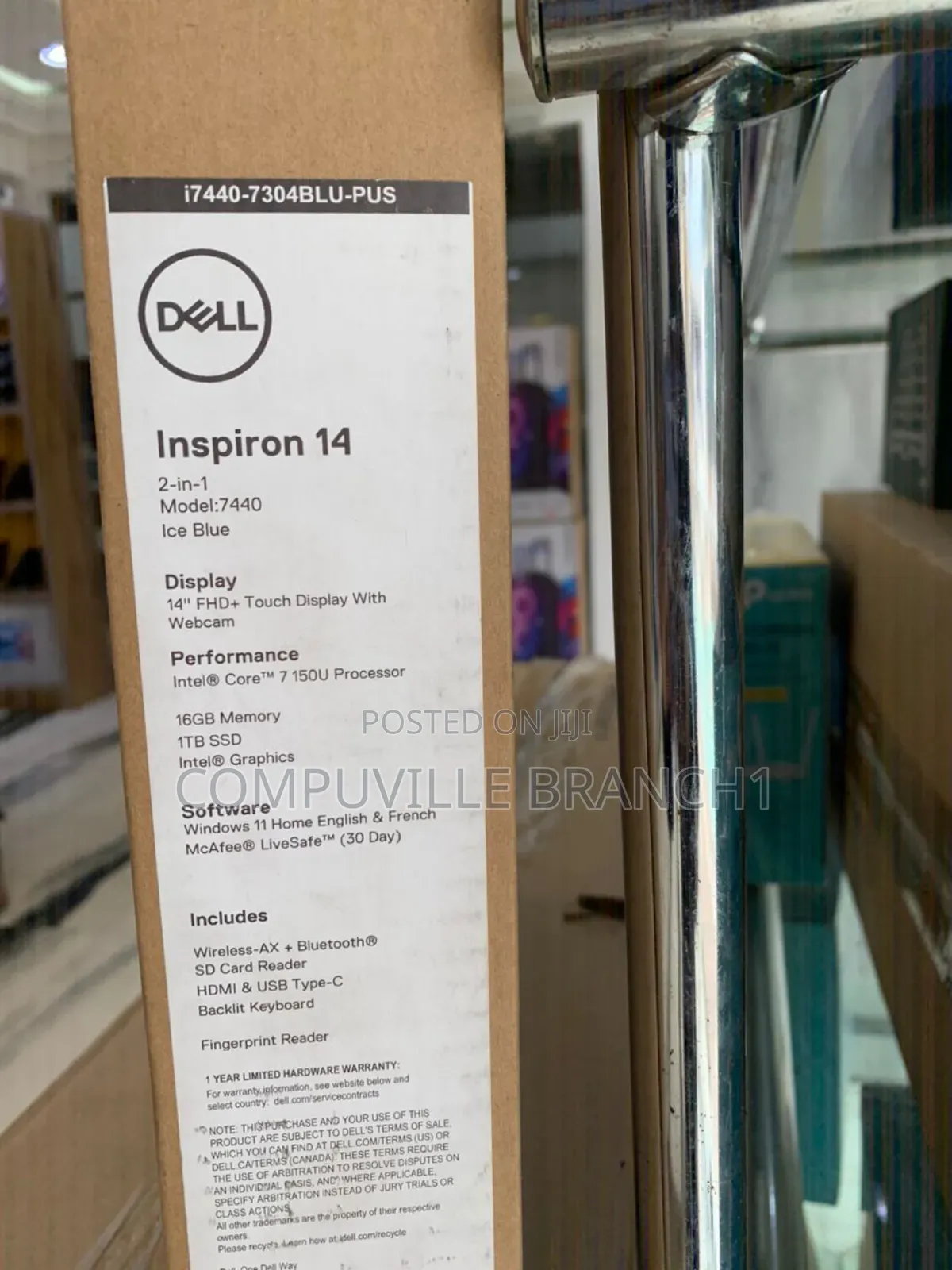 New Laptop Dell Inspiron 14 16GB Intel Core I7 SSD 1T