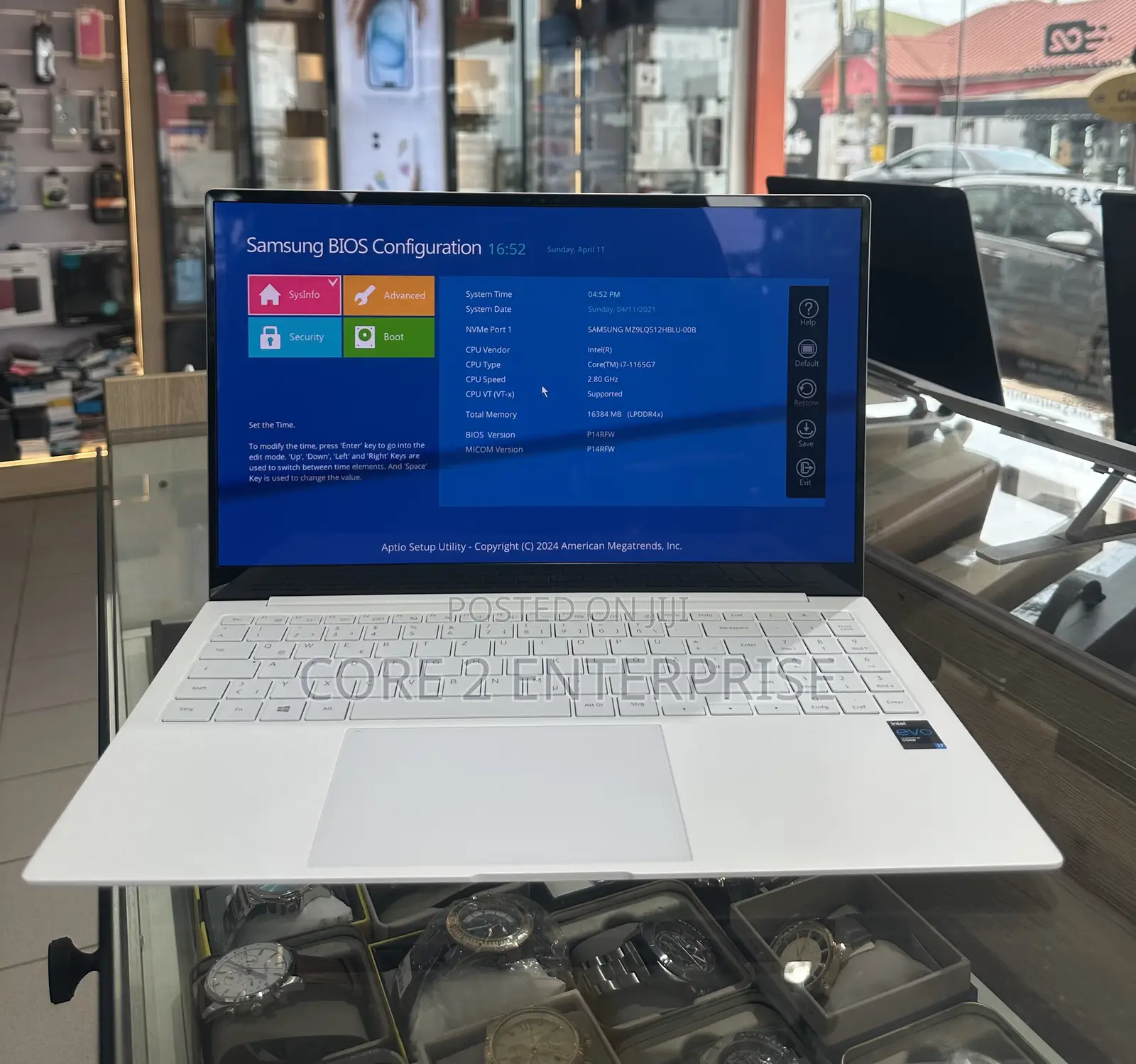 Laptop Samsung 16GB Intel Core I7 SSD 512GB
