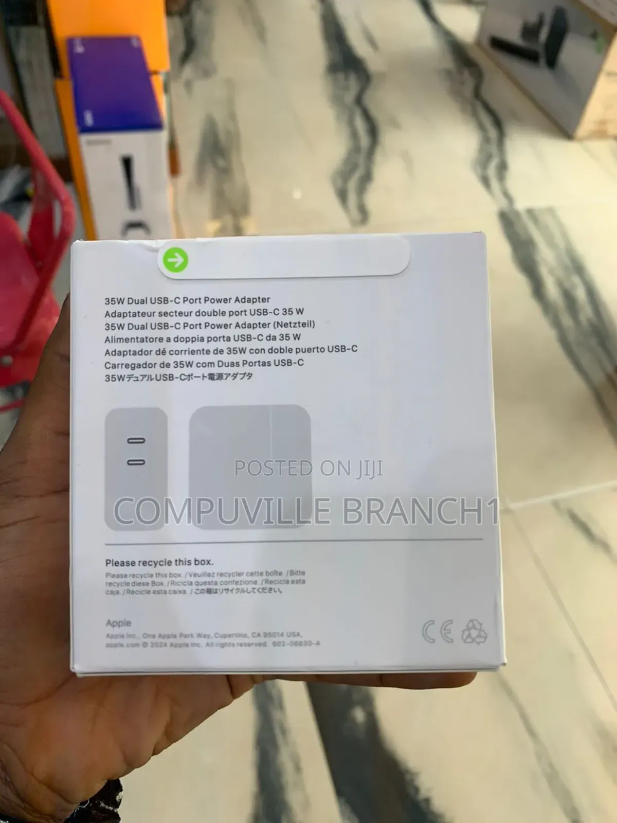 Apple Dual Usb-C 35w Adapter