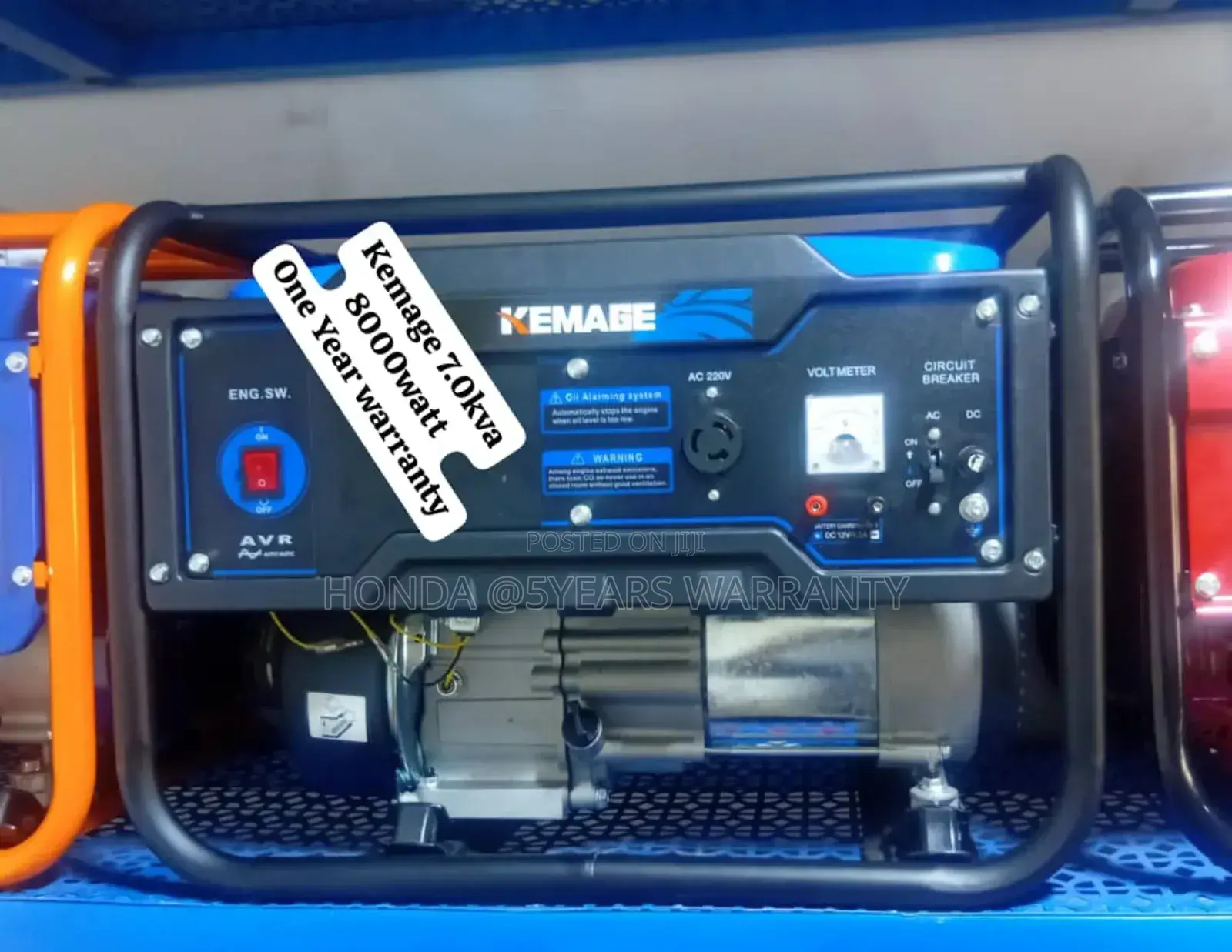 Kemage 7.0kva 8000watt Petrol Generator