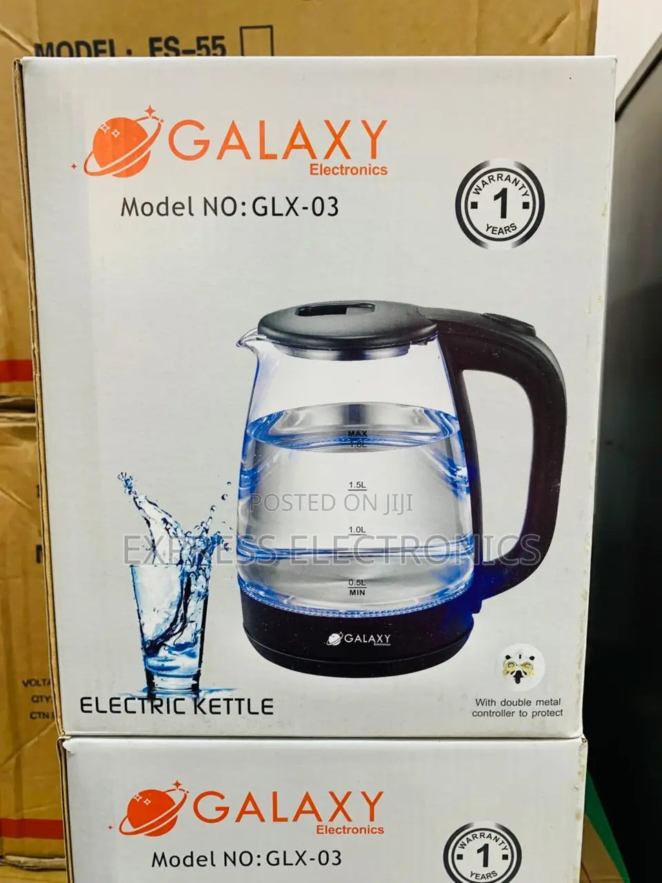 Brand New Galaxy Glass Kettle Electric Kettle