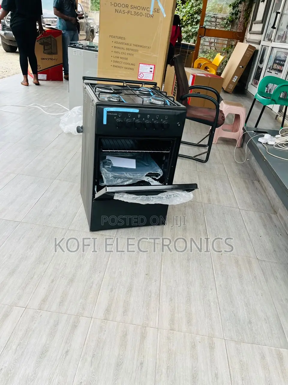 Affordable Price Volcano 3 Gas +1electric Burner