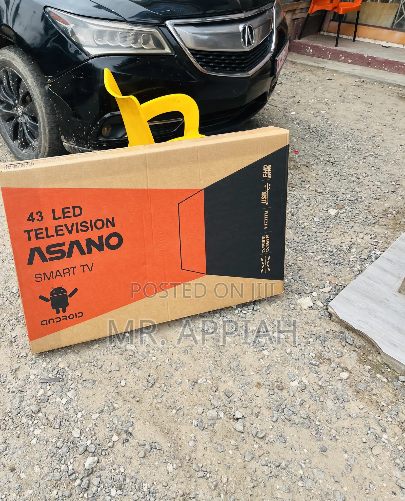 Elegant Asano 43 Full Hd Smart Screen Television(Black).
