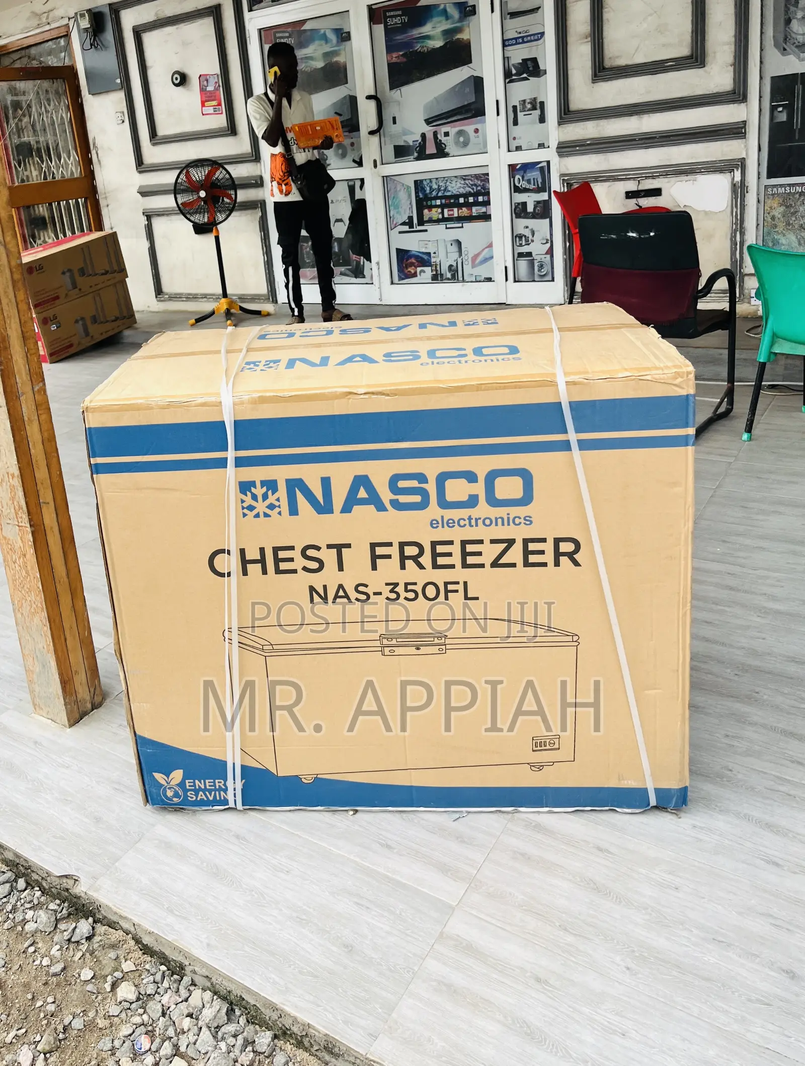 Elegant Gray Nasco Nas 350fl 250l Electric Freezer