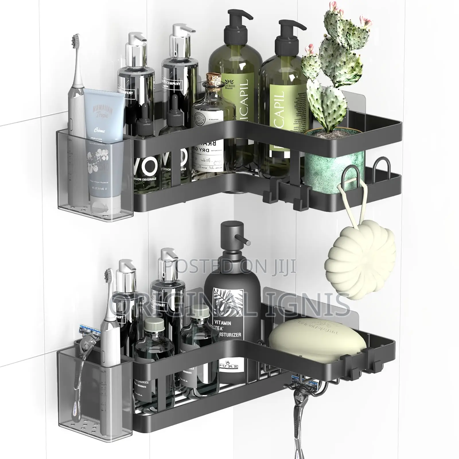 Bathroom Corner Rack( 2 in 1 )
