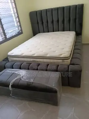 Double Bed Frame Ottoman and Mattress