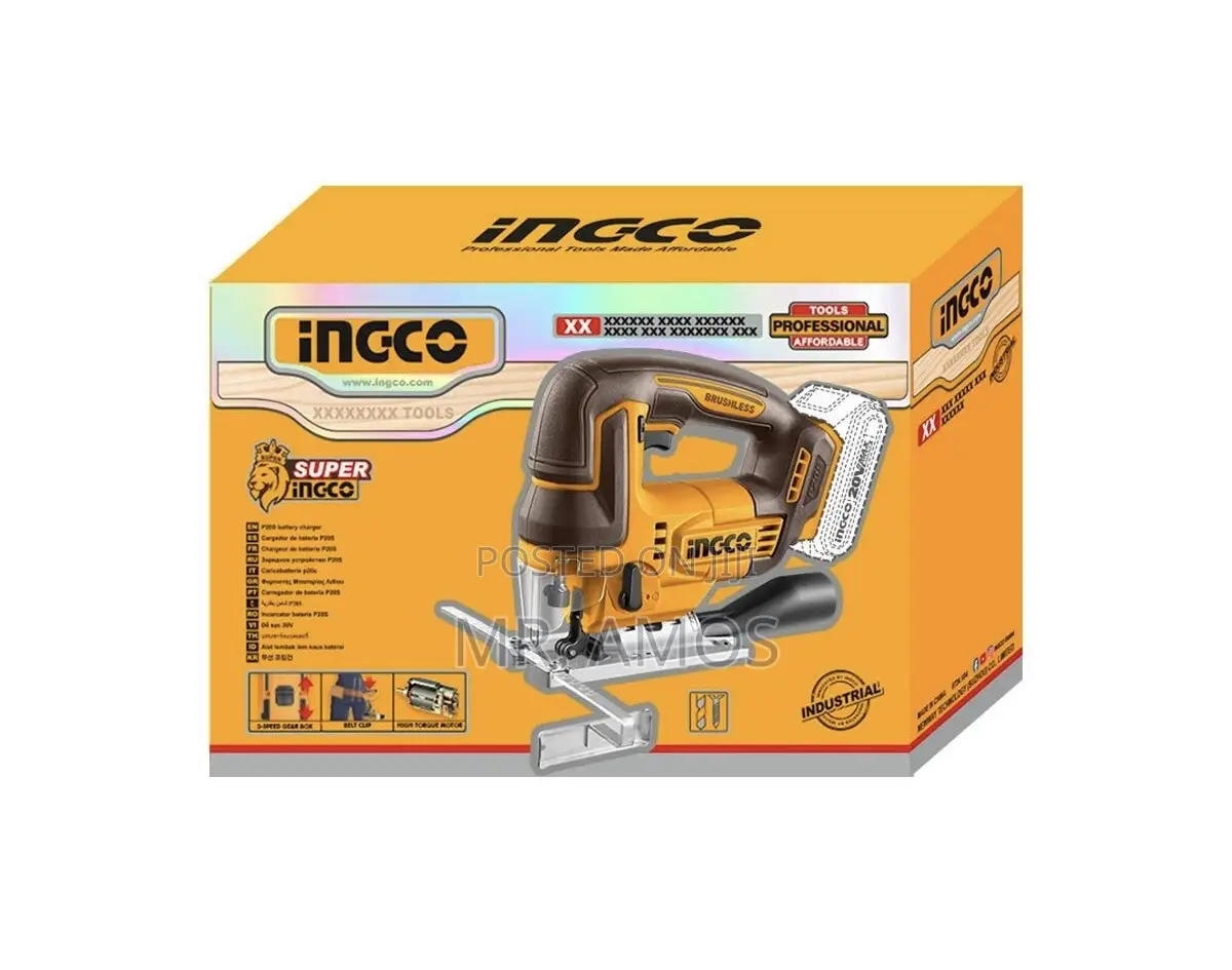 20v Cordless Jig Saw + 5 Blades - Cjsli1008