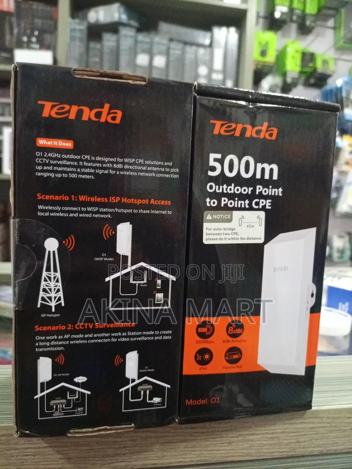 500m Outdoor Point to Point Cpe Tenda O1