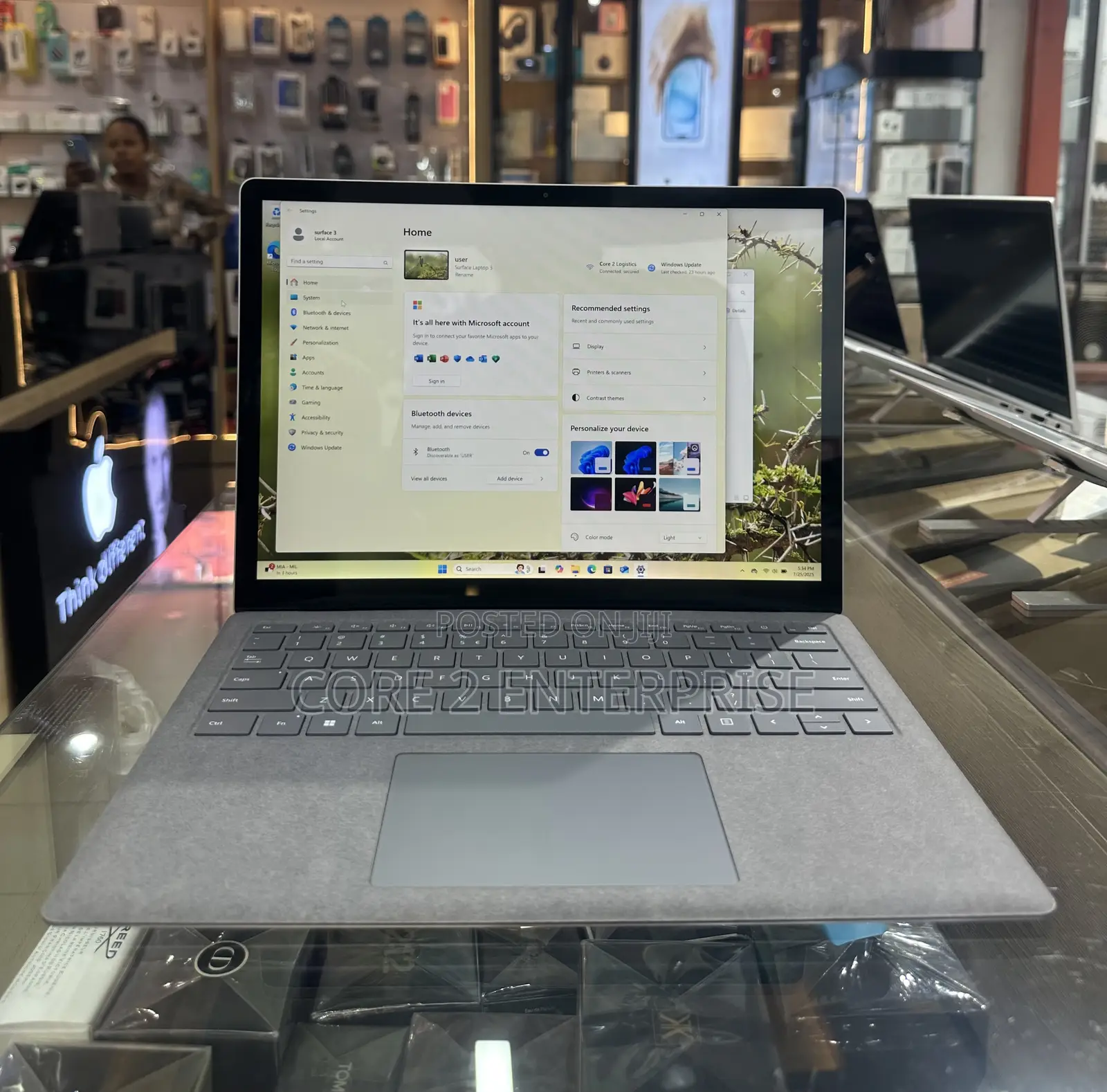 Laptop Microsoft Surface Laptop 3 8GB Intel Core I5 SSD 256GB