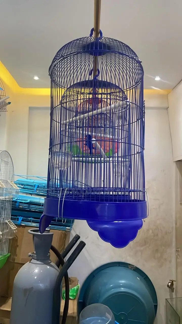 Black Long Parrot Cage