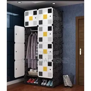 Plastic Wardrobe( 8 Cubes )