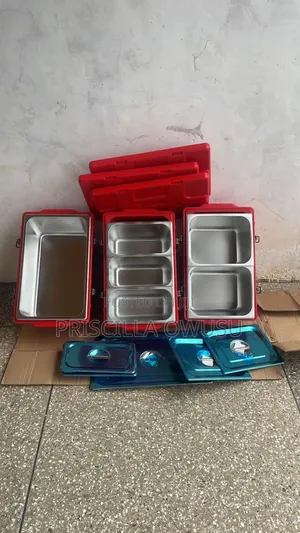 3 Set Food Warmers/ Ice Chests With Compartments