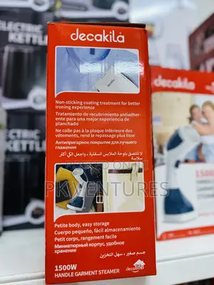 Decakita 1500w Handle Garment Steamer