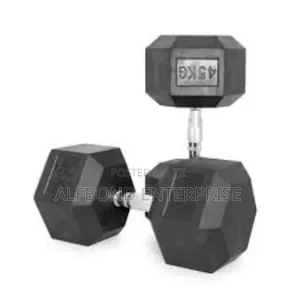 45kgx2 Hexagonal Dumbbells