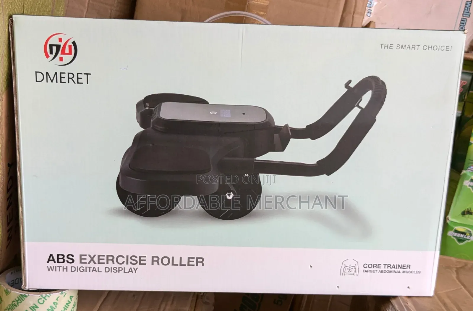 Dmeret Abs Exercise Roller With Digital Display