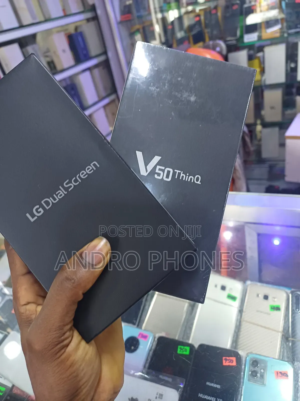 New LG V50 ThinQ 128 GB Black