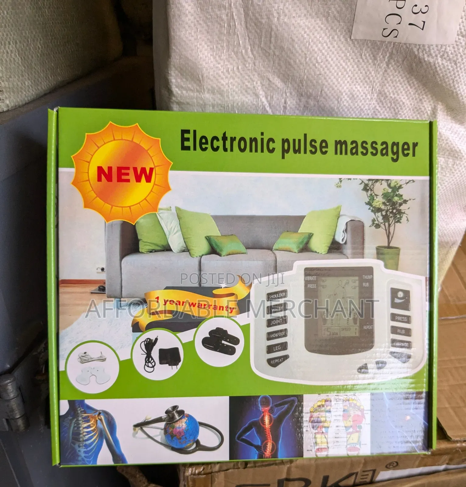 Digital Pulse Massager With Body Patch