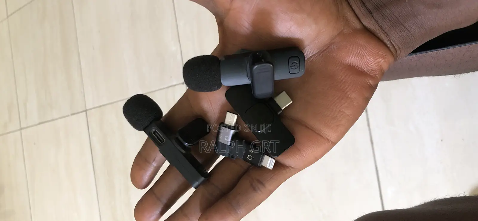 Black Wireless Microphone