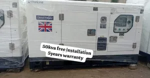 Full Time Light Zero Excuse Perkins 50kva Diesel Generator