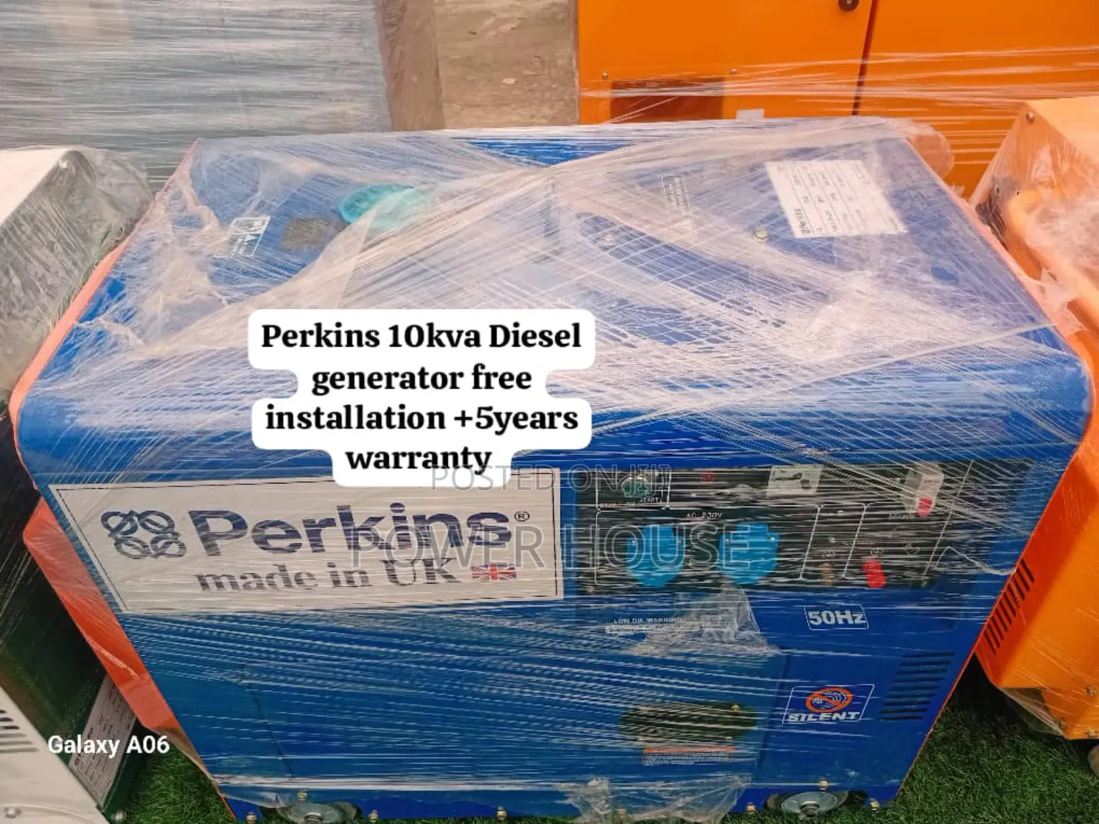 Power Dynamo Perkins Diesel Generator 10kva Silent