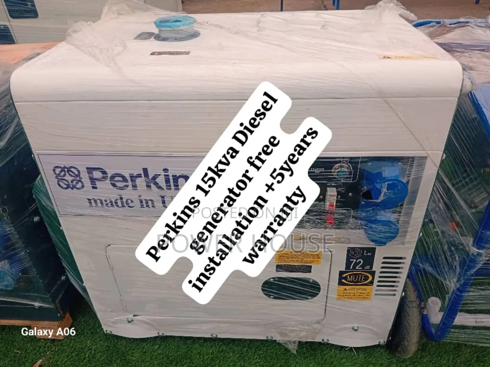 Energy Rockstar Perkins Diesel Generator 15kva Silent