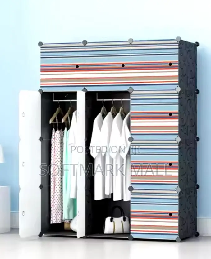 Nice 12 Cubes Wardrobe= Black