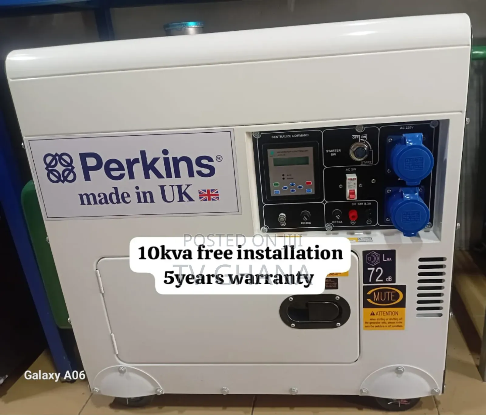 Generator Wey Be Chairman Perkins 10kva Diesel 13000watts